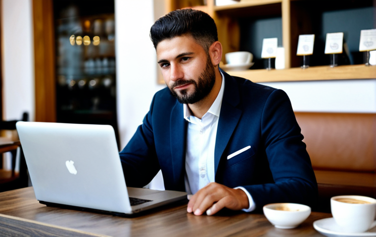 Security Consultant at a Coffee Shop**

A cybersecurity consultant, fully clothed in professional attire (perhaps a blazer and slacks, or a modest dress), working on a laptop at a trendy "cafetería" in Madrid. Background: other people chatting, enjoying "café con leche." Focus on the consultant's focused expression, radiating confidence. Safe for work, appropriate content, professional, perfect anatomy, natural proportions, well-formed hands.

**
