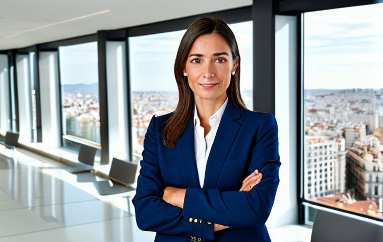 정보보안학 개인정보 유출 방지 - **

"A professional businesswoman, fully clothed in a tailored business suit, confidently presenting...