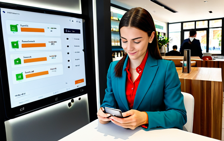 정보보안학 웹 애플리케이션 취약점 - Secure Banking App**

"A professional woman in a modest business suit, confidently using a secure ba...