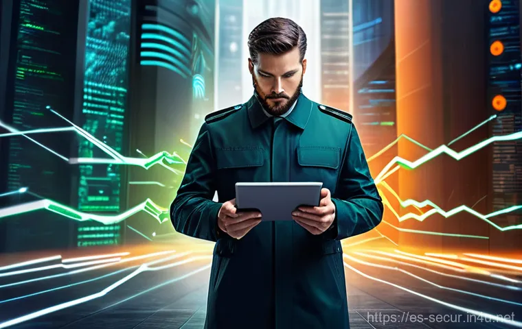 정보보안학 보안 인증 - **"The Ultimate Shield Against Digital Threats"**: A diverse, modern cybersecurity professional, dre...