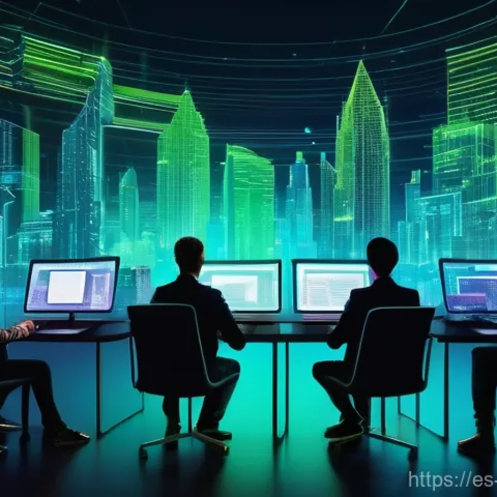 정보보안학 보안 솔루션 - **Prompt:** A vibrant, futuristic digital fortress scene. In the foreground, a diverse group of peop...