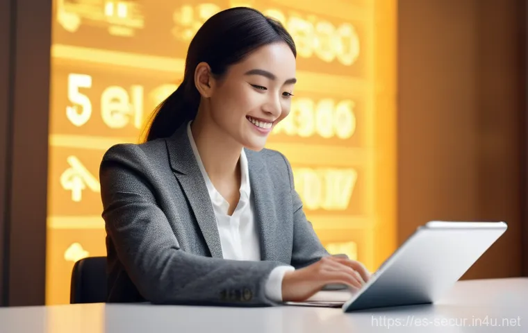 정보보안학 디지털 인증서 - **Prompt:** "A person of indeterminate gender, dressed in smart casual attire, is seated comfortably...