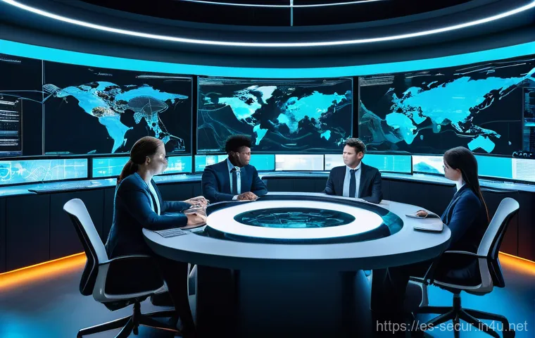 정보보안학 사이버 위협 인텔리전스 - **Prompt:** "Visualize a bustling small business coffee shop, vibrant and inviting, with diverse cus...