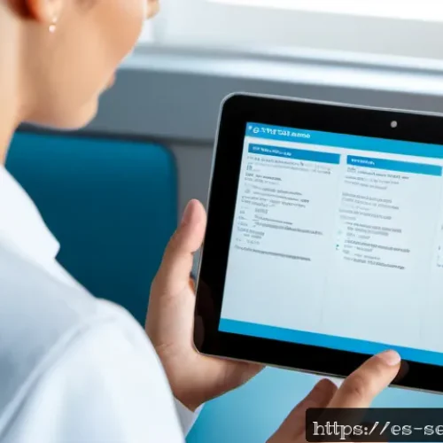 정보보안학 HIPAA Health Insurance Portability and Accountability Act - Photorealistic healthcare cybersecurity scene in a modern Madrid hospital, a Spanish-speaking medica...