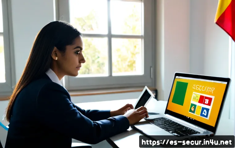 정보보안학 보안 리스크 분석 - Photorealistic cybersecurity risk analysis scene in a modern Spanish university computer lab, an adu...
